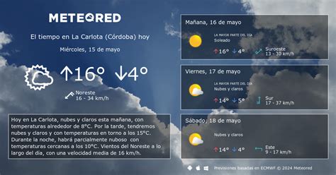 El Tiempo en La Carlota, Córdoba